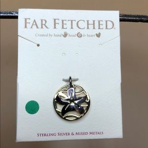 Silver starfish pendant